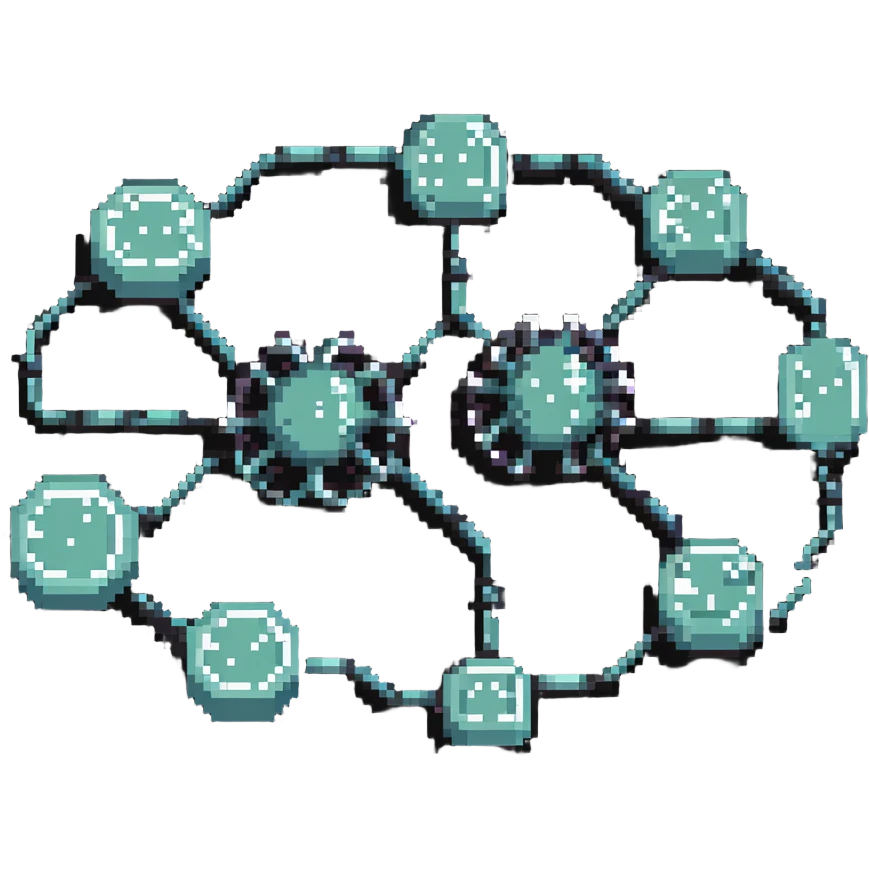 miniature technology, nanobots working at molecular level emoji