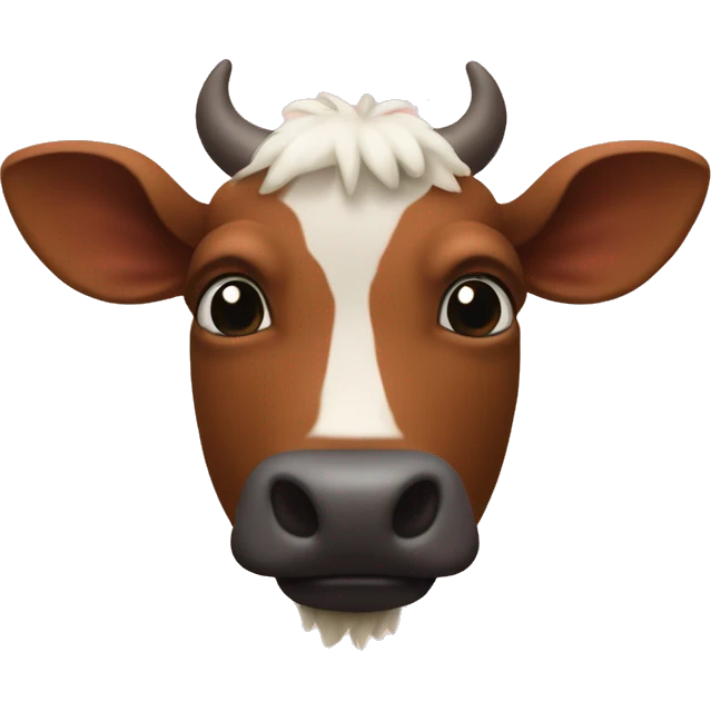manchas de vaca dentro de un corazón  emoji
