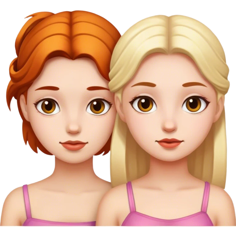 Buxom two girls sfw emoji