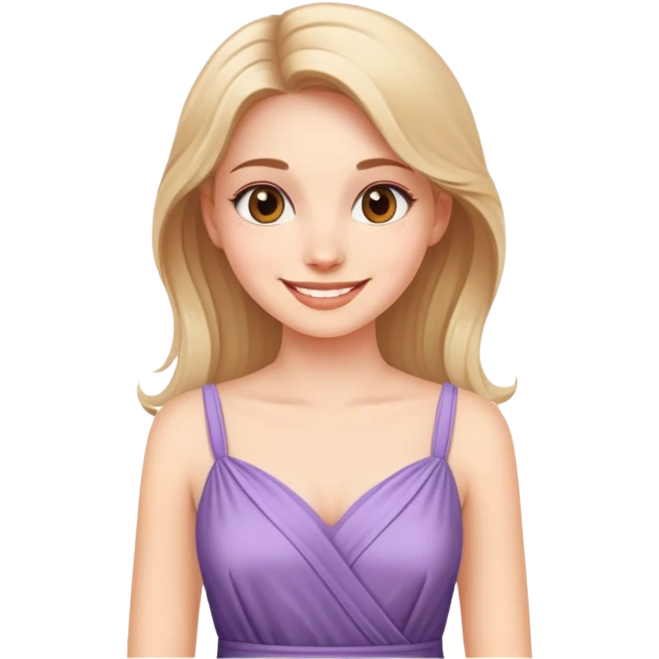 Девушка красивая в платье перед камерой emoji