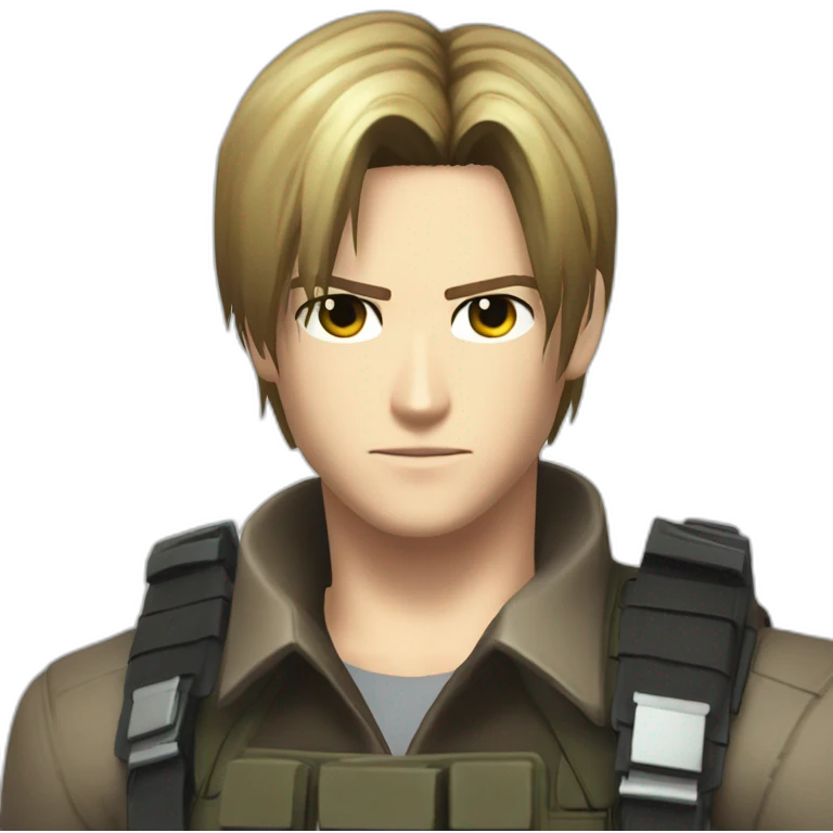 Leon S Kennedy from Resident evil emoji