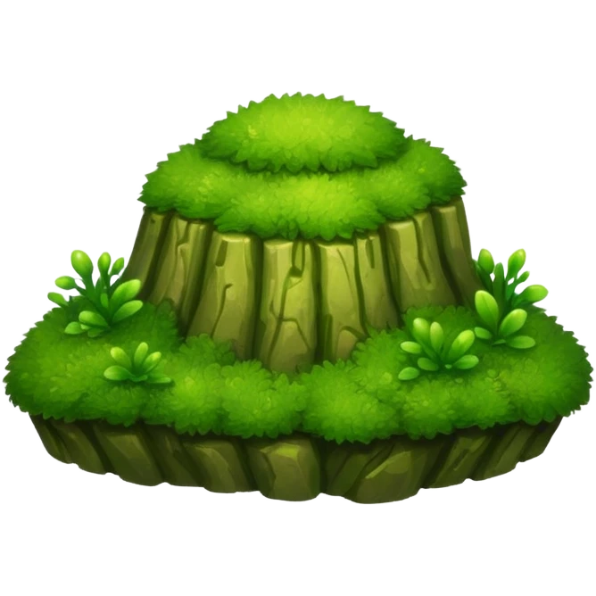 Moss cartoon emoji