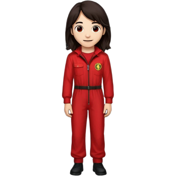 Tokio in Money Heist, realistic emoji