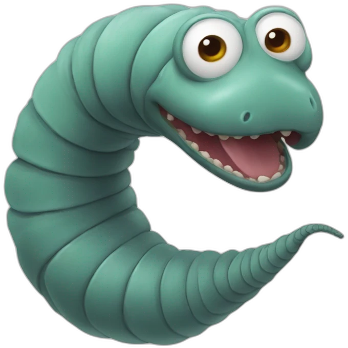 Lagarfljót Worm realistic emoji