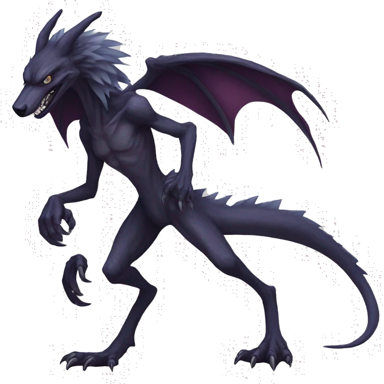 Edgy Eldritch Vernid-Sergal full body emoji