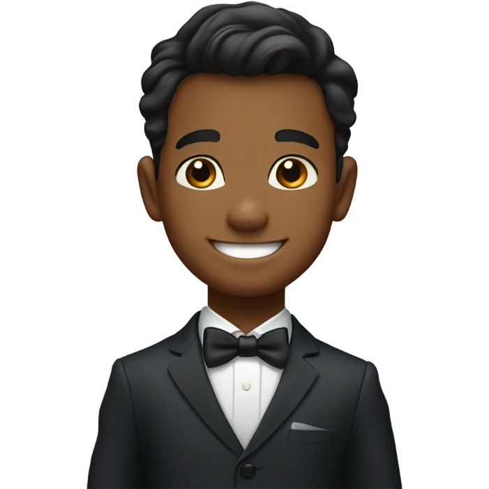 dapper portrait of a boy emoji