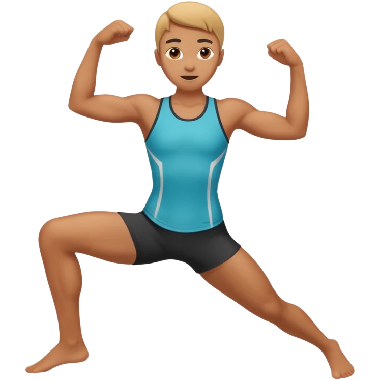 Doing splits emoji