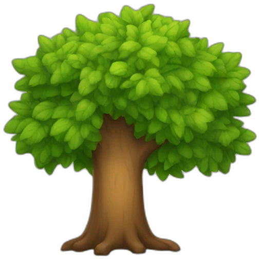 Disfraz de árbol emoji