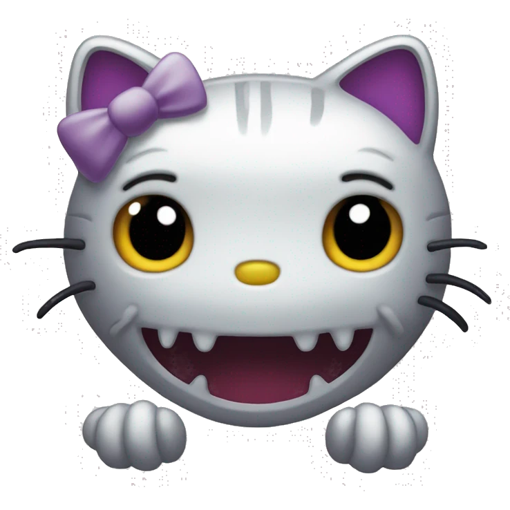 spooky hello kitty  emoji