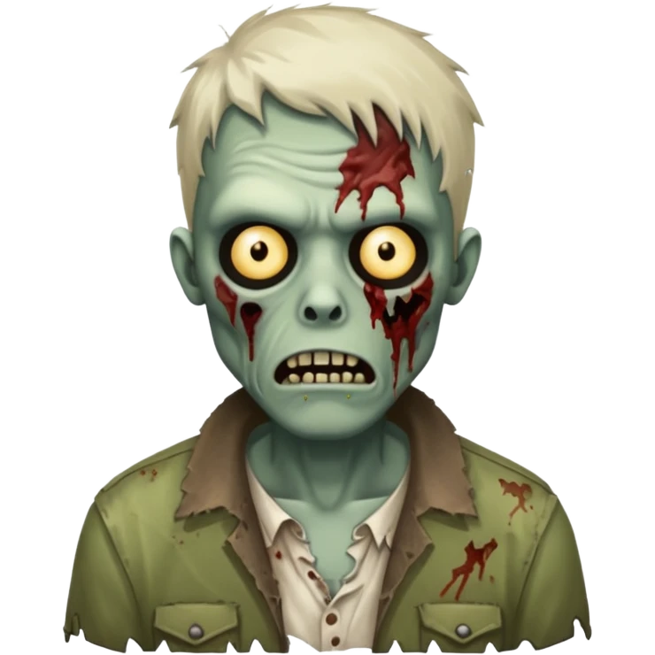 Zombie man emoji