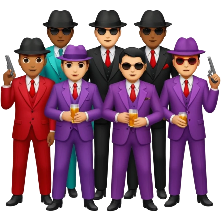 مافیا رنگارنگ  emoji