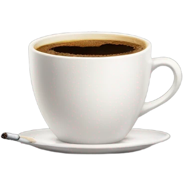 Coffee and cigarette emoji
