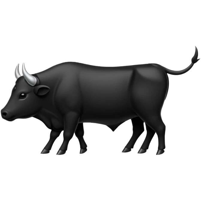 toro siluet emoji
