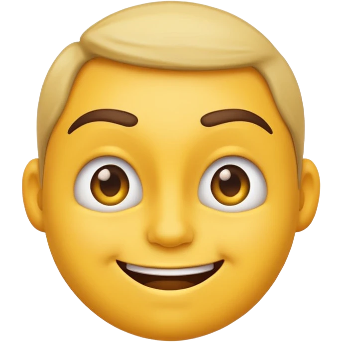 naughty looking emoji, sly smile, raised eyebrow emoji