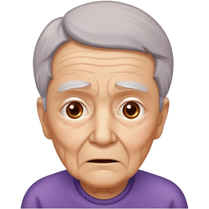 idoso confuso alzheimer emoji