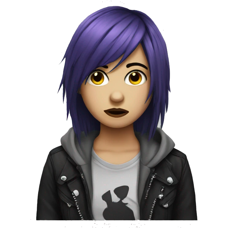 Emo girl emoji