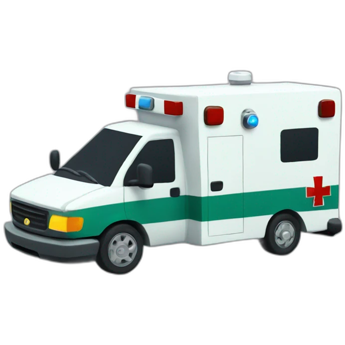 broken ambulance emoji