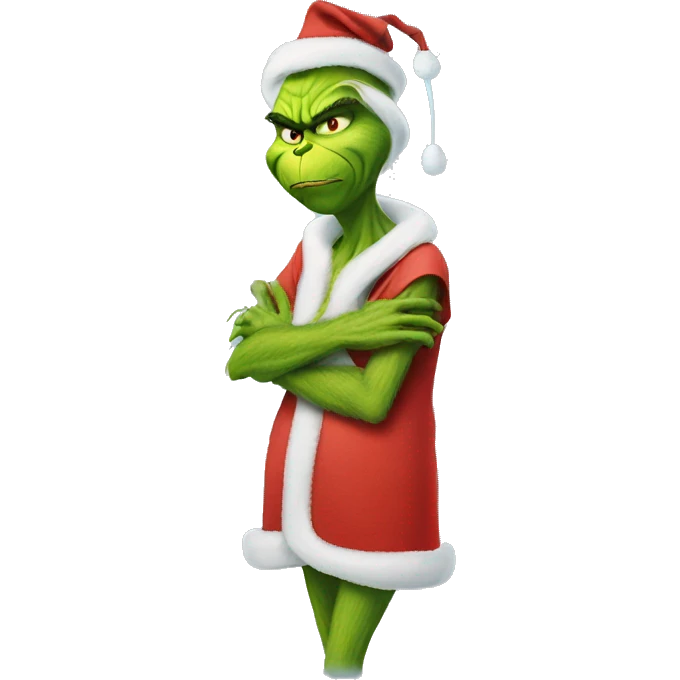 The Grinch knee surgery emoji