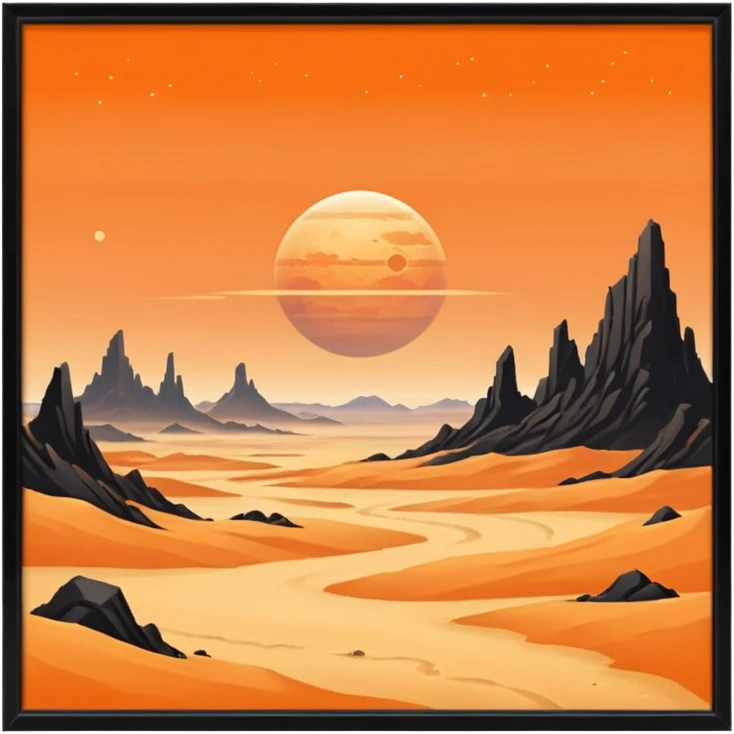 sci fi sand planet emoji