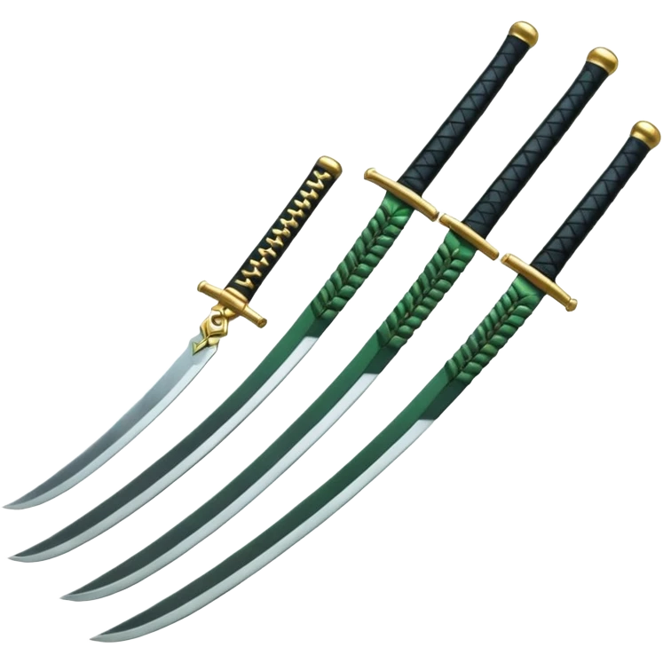 Las tres katanas de roronoa zoro emoji