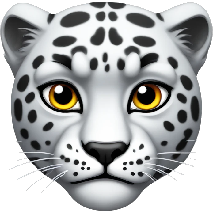 Angry Male Snow Leopard  emoji