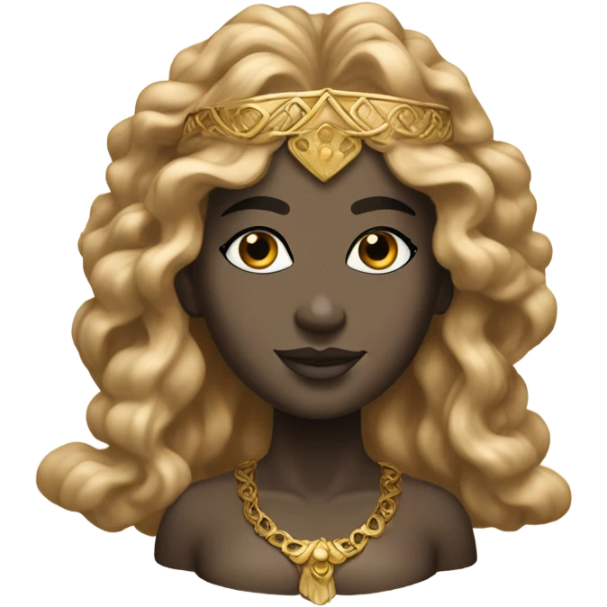 Black Aphrodite  emoji