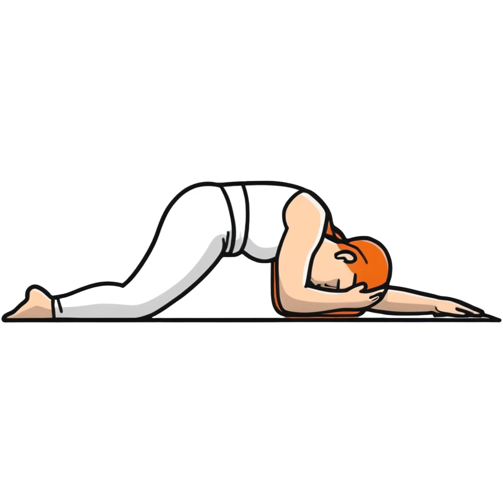 person doing downward dog yoga pose emoji