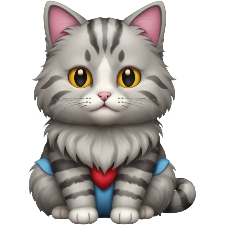 Cat with ass emoji