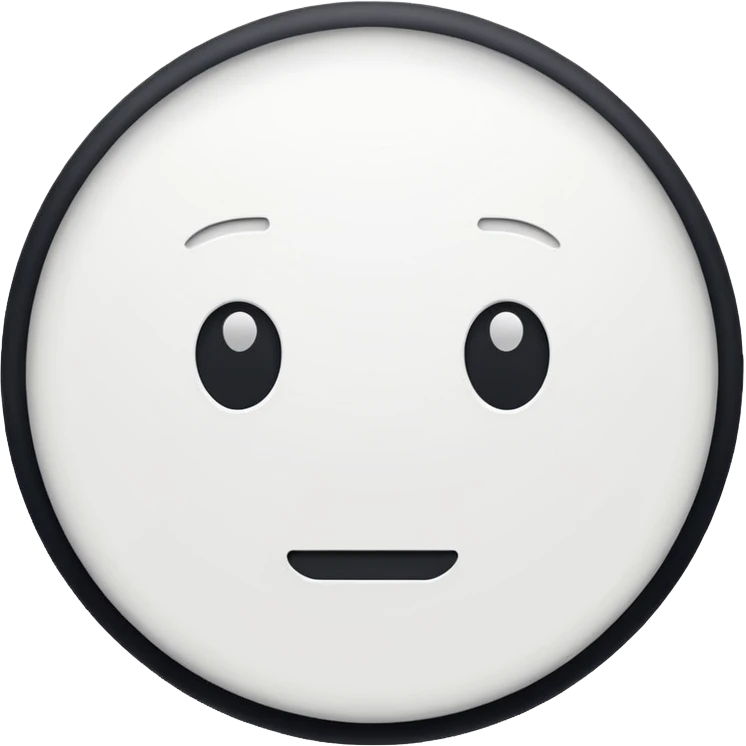 White circle emoji