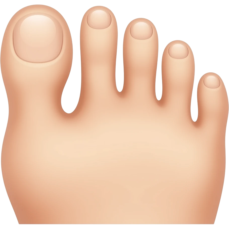 Small toe emoji