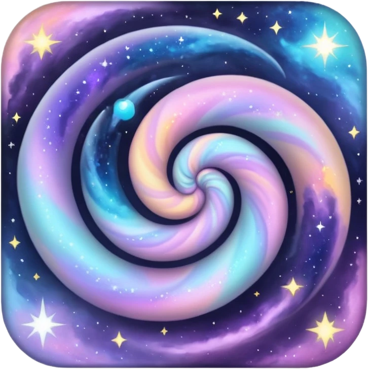 Pastel galaxy emoji