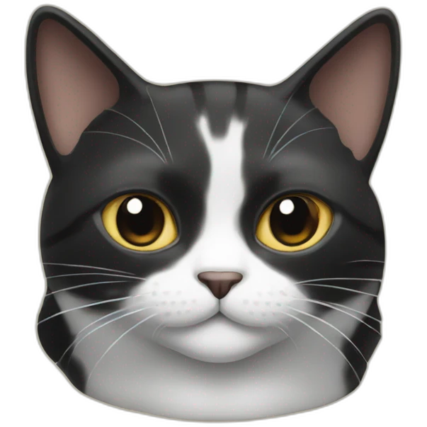 black tourtous shell cat emoji