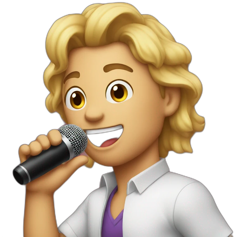 crazy karaoke emoji
