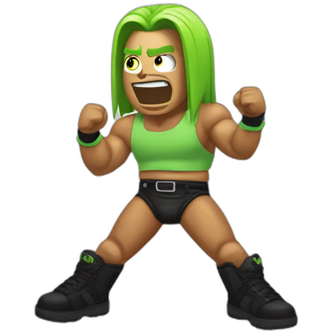 d-generation x crotch chop taunt emoji