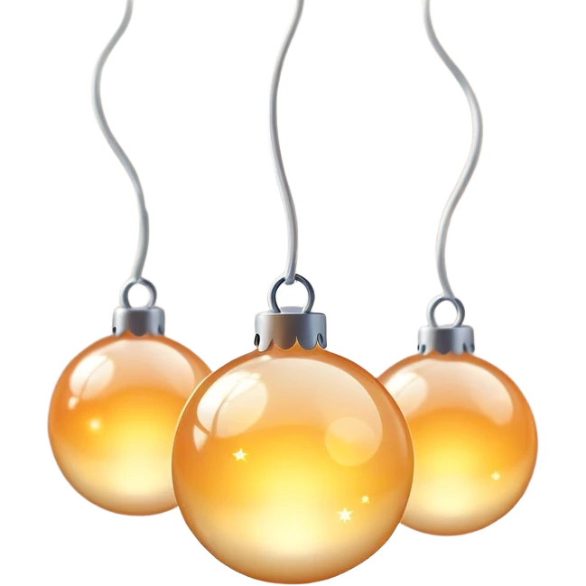 An emoji of glowing lights. Soft, warm, and colorful light orbs with a gentle shine. Can resemble fairy lights, festive decorations, or a dreamy atmosphere. Slightly blurred edges for a glowing effect emoji