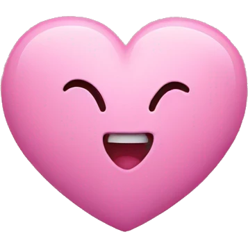 Heart with print emoji