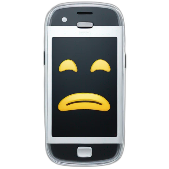 transparent smartphone emoji