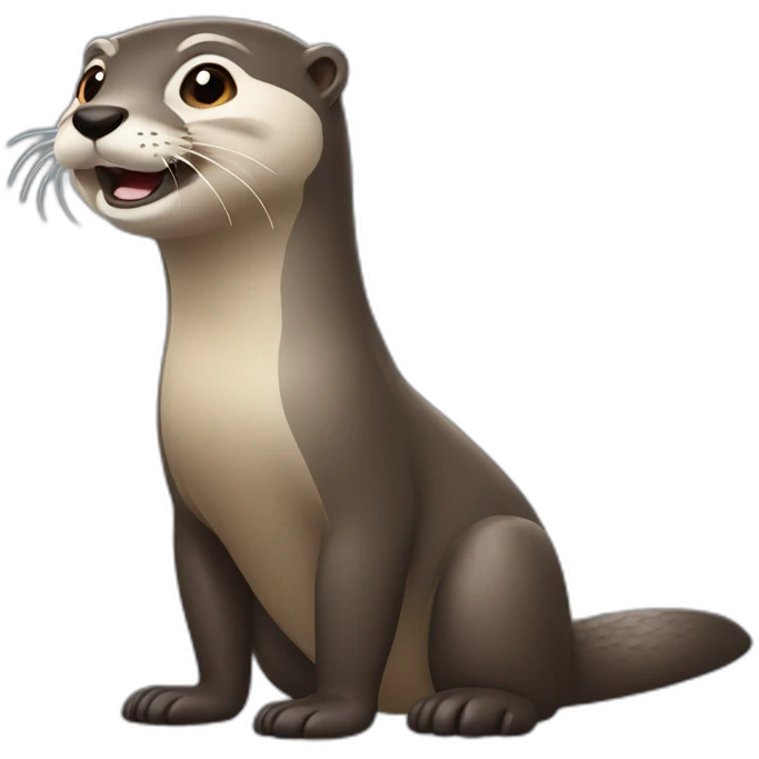 Animation loutre emoji