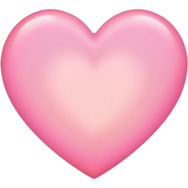 heart with a soft pastel gradient emoji
