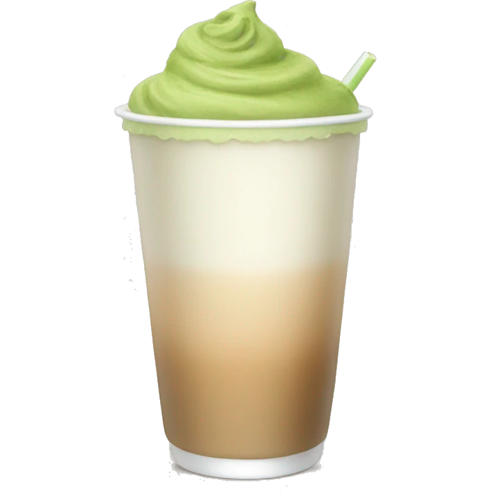 Milktea Matcha emoji