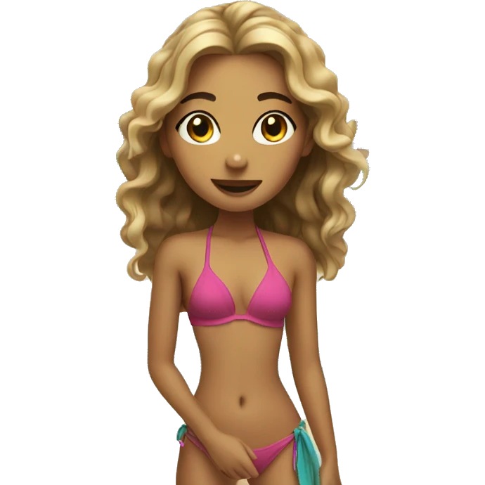 beach girl emoji