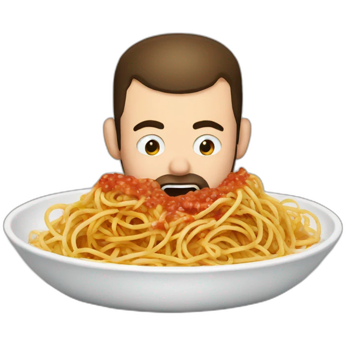Danny dyer eating wet spaghetti emoji
