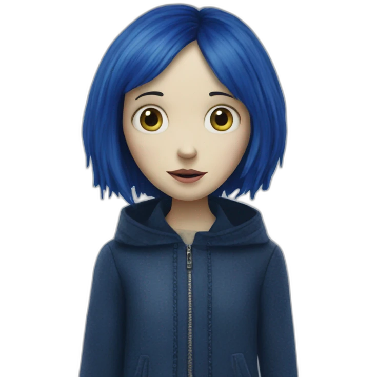 Coraline from  Tim Burton Movie emoji
