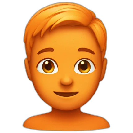 orange colour emoji