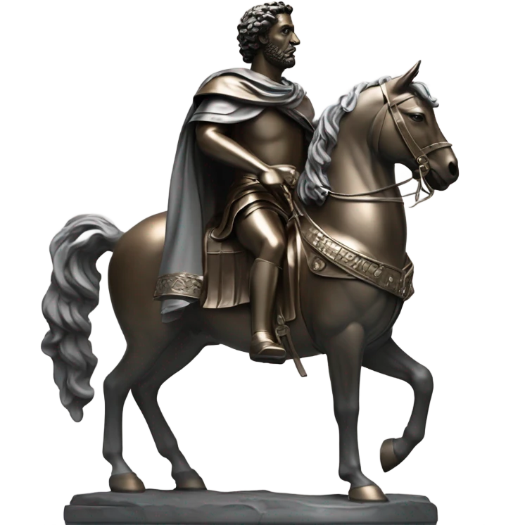 statue of Marcus Aurelius emoji