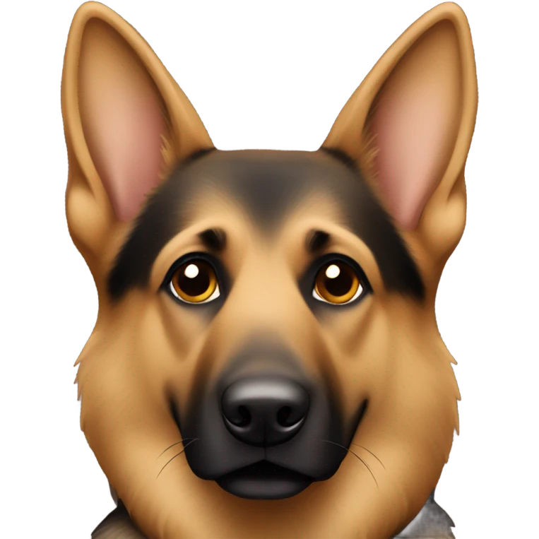 German Shepard all brown emoji