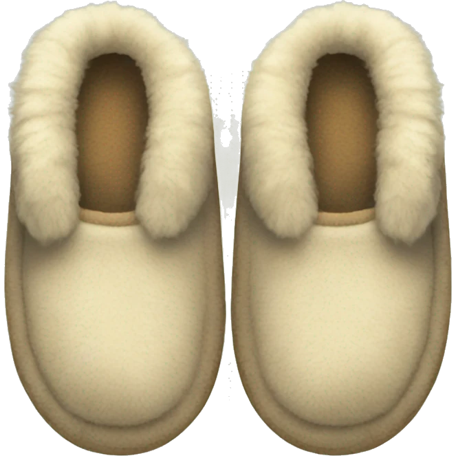 Cozy slippers  emoji