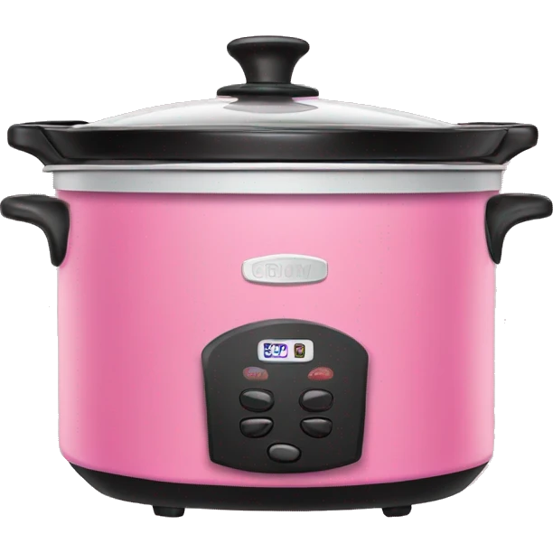Pink crock pot emoji