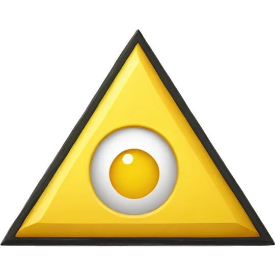 Yellow triangle emoji