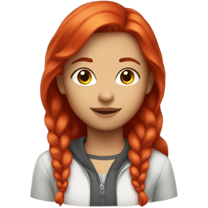 Girl with red hair  emoji